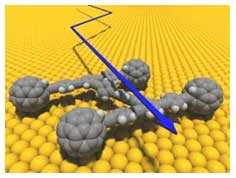 nanomachine on a gold surface